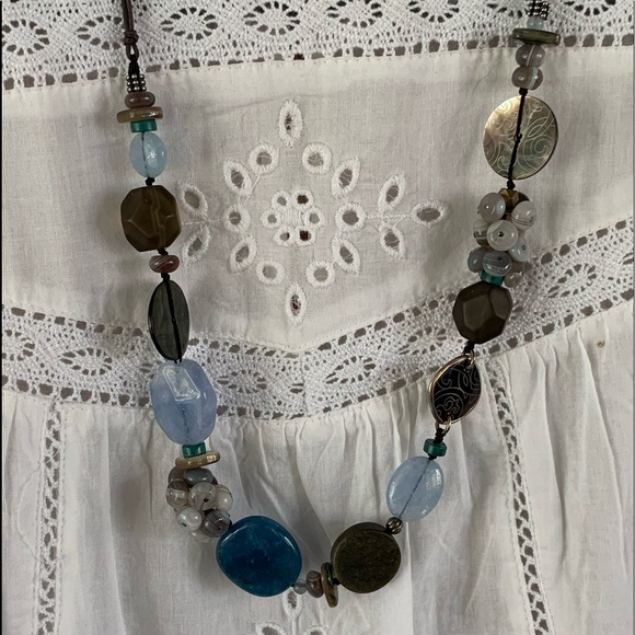 Retired SILPADA Watercolor necklace in shades of blue - Picture 8 of 9